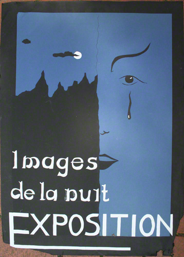 Images de la nuit (Ausstellungplakat) (c) Brigitte Felician Siebrecht 1983-1989