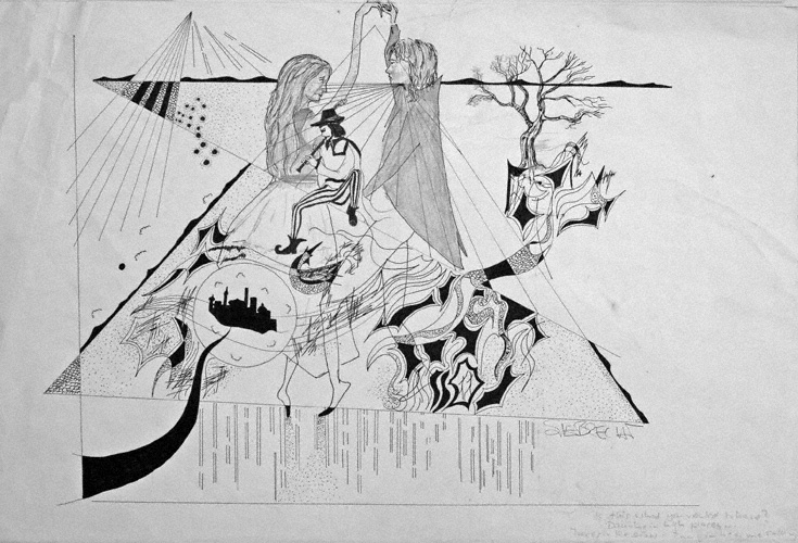 dancing in high places (c) Brigitte Felician Siebrecht 1983-1989