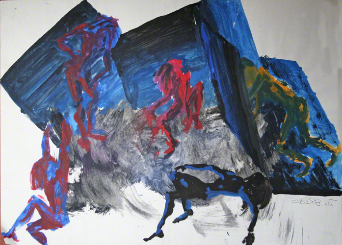 comin' down (c) Brigitte Felician Siebrecht 1983-1989