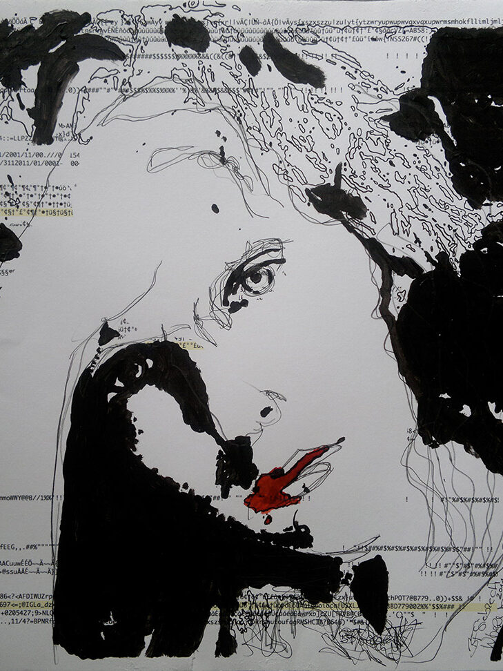 Aus der Serie "Where is my Code" Brigitte Felician SIebrecht