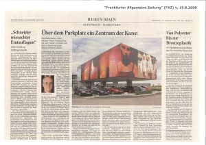 FAZ 2008 Eröffnung ART Center Videor Art Foundation, Frankfurt Rödermark