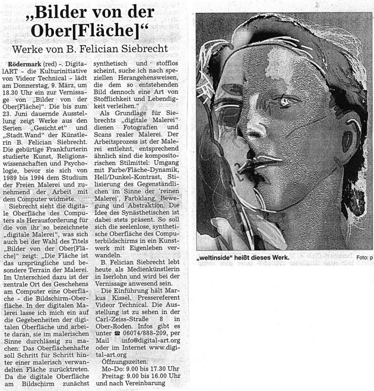 Bilder von der [Ober]Fläche, Offenbach Post 02.03.2006