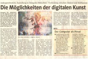 Erweiterung der Fläche: Die Möglichkeiten einer Digitalen Kunst, Westfälische Rundschau, 07.03.2007