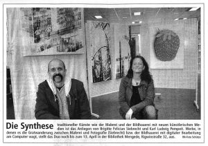 Erweiterung der Fläche: Die Möglichkeiten einer Digitalen Kunst, Ruhrnachrichten, 07.03.2007
