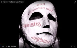 Es steht mir ins Gesicht geschrieben