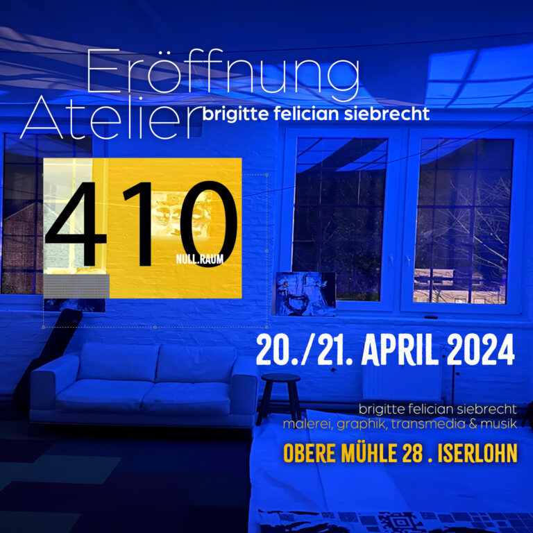 20.4.2024 Atelier-Eröffnung Ausstellung und Musik