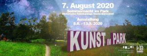 Ausstellung „Kunst im Park“ 7.8. – 13.9.2020
