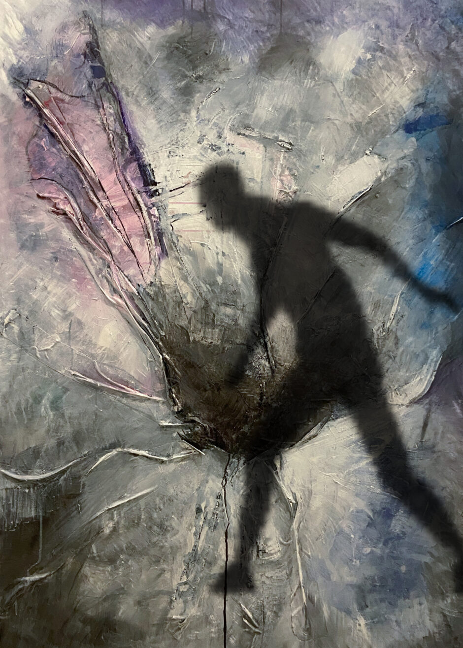 Bewegen in der Grauzone [augmented painting] | Kunstbetrieb / Offene Nordstadt Ateliers, Dortmund 2021