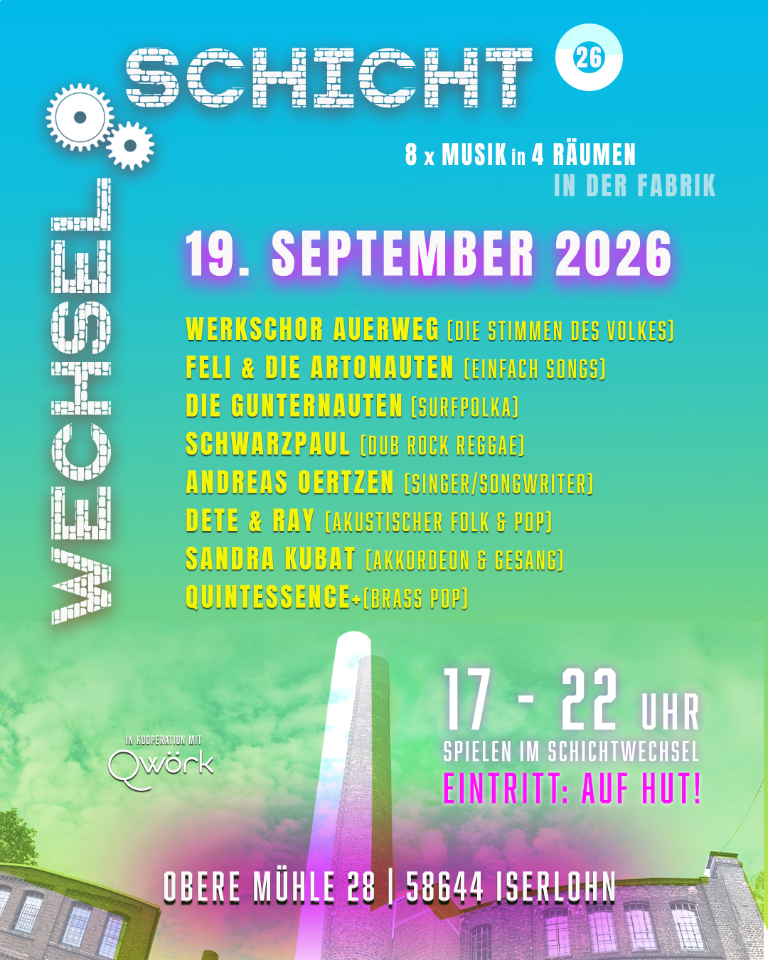 18.9.26 | WECHSELSCHICHT 2026 in der Fabrik